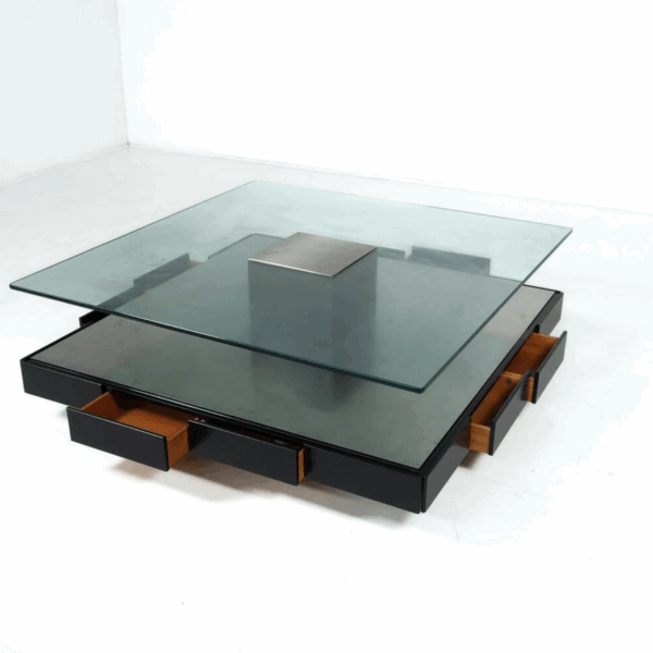 Mid-Century Modern Tecno T147 Coffee Table by Marco Fantoni, Italy, 1970s - Image 8