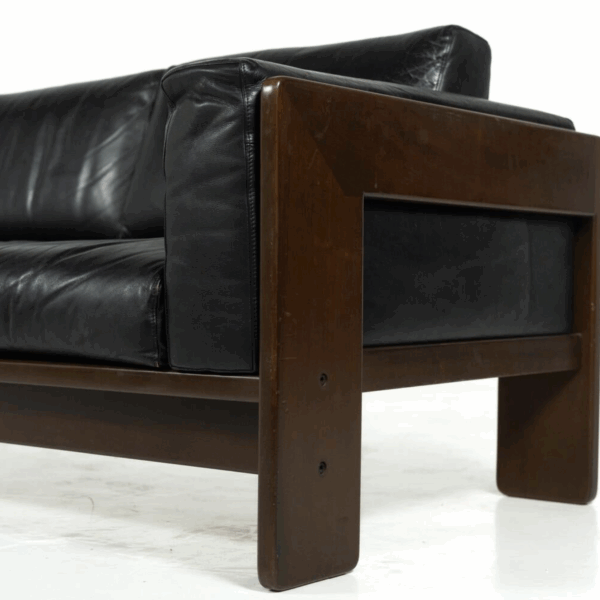 Bastiano Sofa by Tobia Scarpa for Knoll, leather and Wood , Italy, 1962 - Image 10