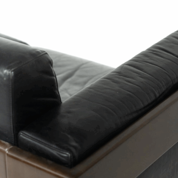 Bastiano Sofa by Tobia Scarpa for Knoll, leather and Wood , Italy, 1962 - Image 7
