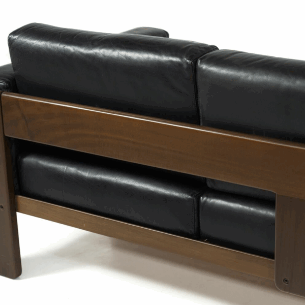 Bastiano Sofa by Tobia Scarpa for Knoll, leather and Wood , Italy, 1962 - Image 6