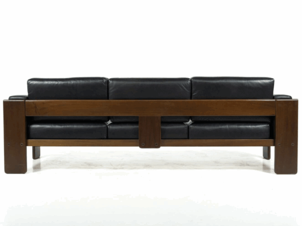 Bastiano Sofa by Tobia Scarpa for Knoll, leather and Wood , Italy, 1962 - Image 5
