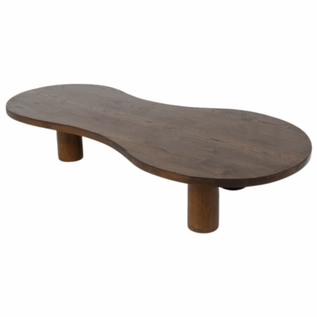 Organic Shaped Wooden Coffee Table, Contemporary, Italy