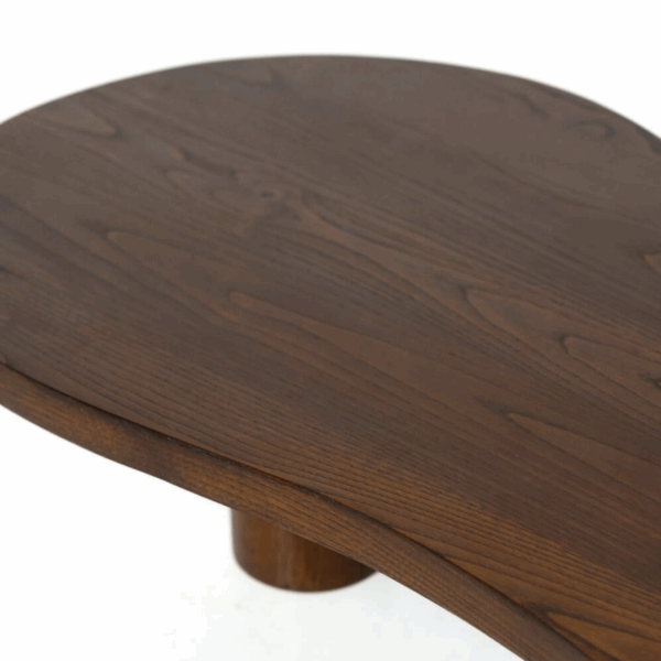 Organic Shaped Wooden Coffee Table, Contemporary, Italy - Image 5