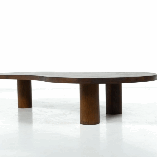 Organic Shaped Wooden Coffee Table, Contemporary, Italy - Image 3