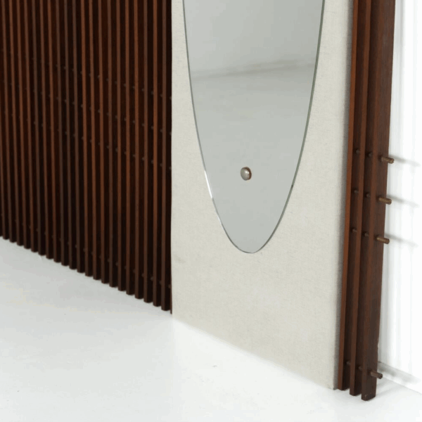 Mid-Century Coat Rack with Integrated Mirror, Italy, 1970s - Image 8