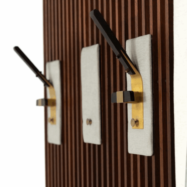 Mid-Century Coat Rack with Integrated Mirror, Italy, 1970s - Image 6