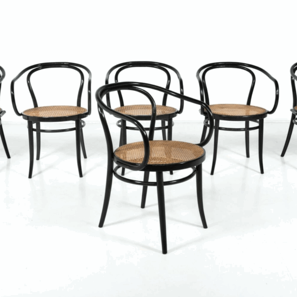 Set of 6 Bentwood Chairs by Thonet, Austria, 1920s - Image 2