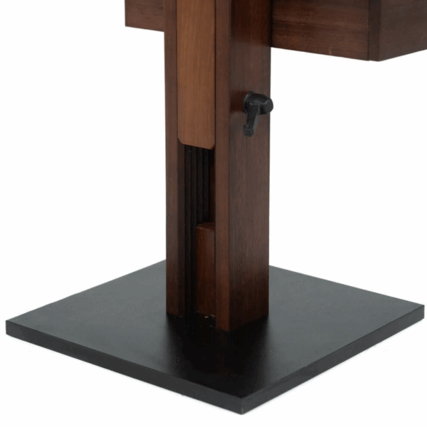 Side table by Bernard Vuarnesson, Adjustable Height, 1980s - Image 7