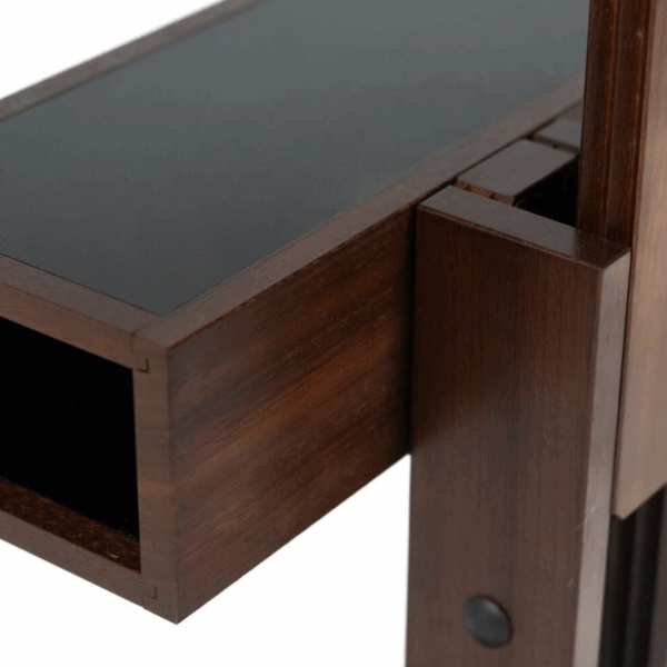 Side table by Bernard Vuarnesson, Adjustable Height, 1980s - Image 6