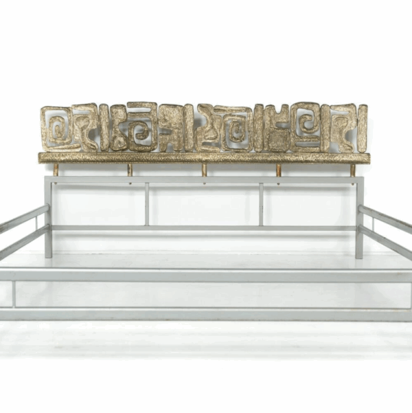 Mid-Century Brass Bed by Luciano Frigerio, 1970s - Image 6