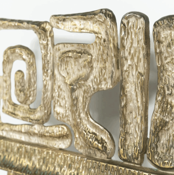 Mid-Century Brass Bed by Luciano Frigerio, 1970s - Image 4