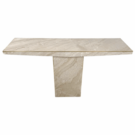 Mid-Century Modern Travertine Console