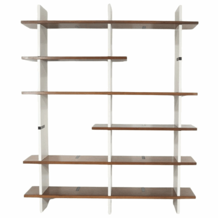 Bookshelf model 'Domino' by Eugenio Gerli for Tecno Milano, 1966