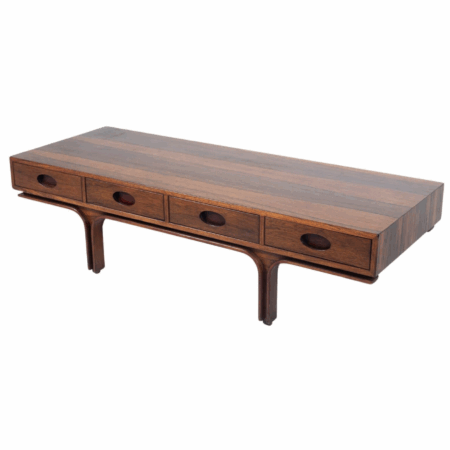 Mid-Century Gianfranco Frattini, wooden Coffee Table for Bernini, Italy, 1960s