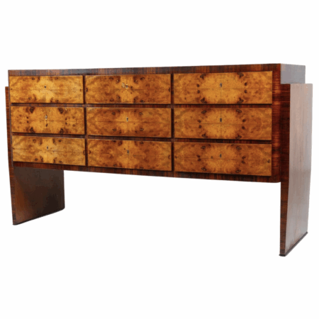 Art Deco Wooden Sideboard, Italy