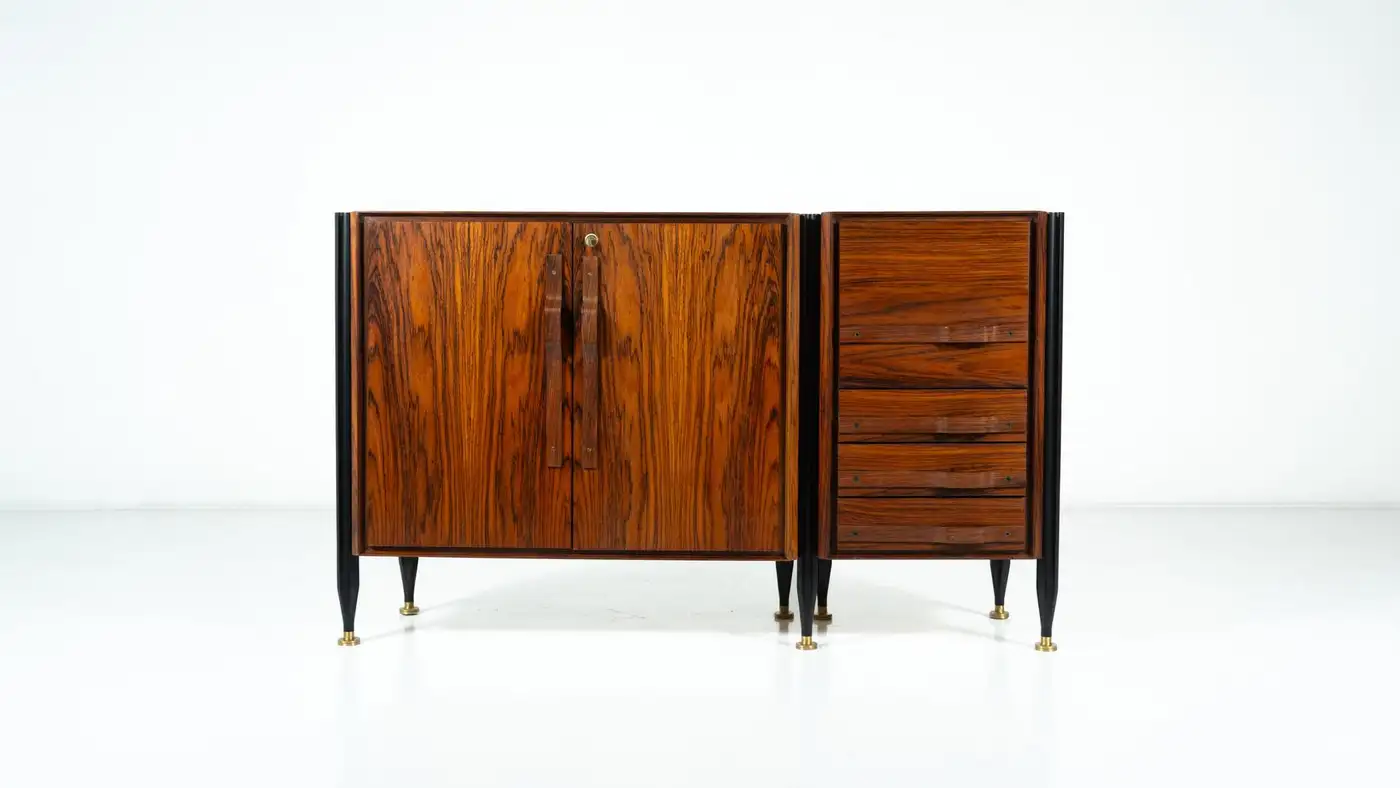 Mid-Century Modern Chest, Wood, Italy, 1960s