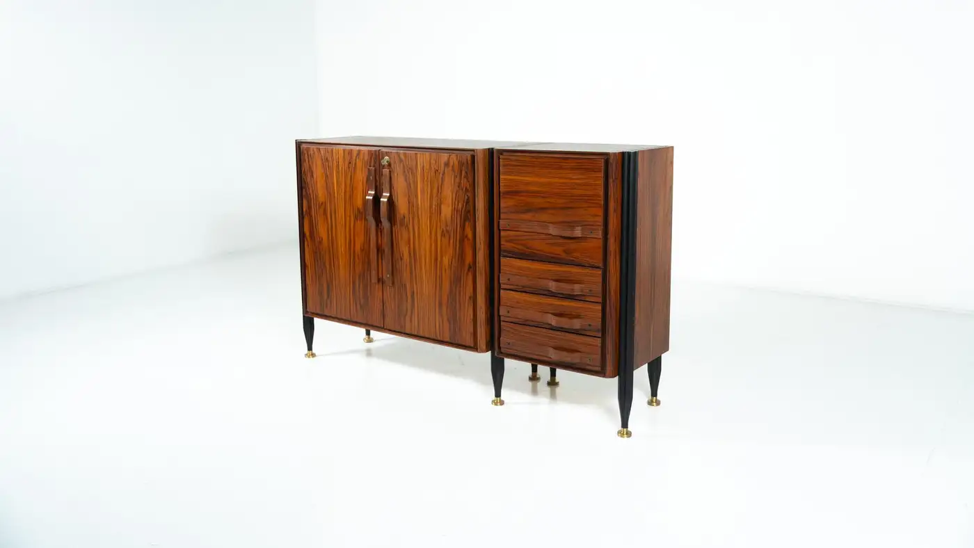 Mid-Century Modern Chest, Wood, Italy, 1960s - Image 3
