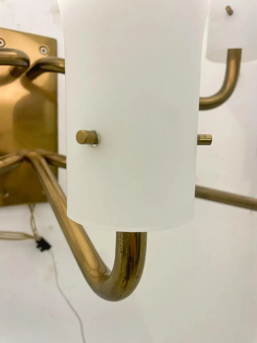 Mid-Century Pair of Wall Lights " LP12" by Ignazio Gardella, Azucena, 1960s - Image 7