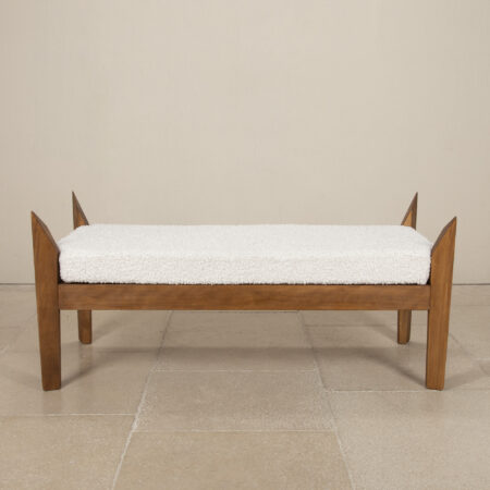 Contemporary Italian Mid-Century Style Bench
