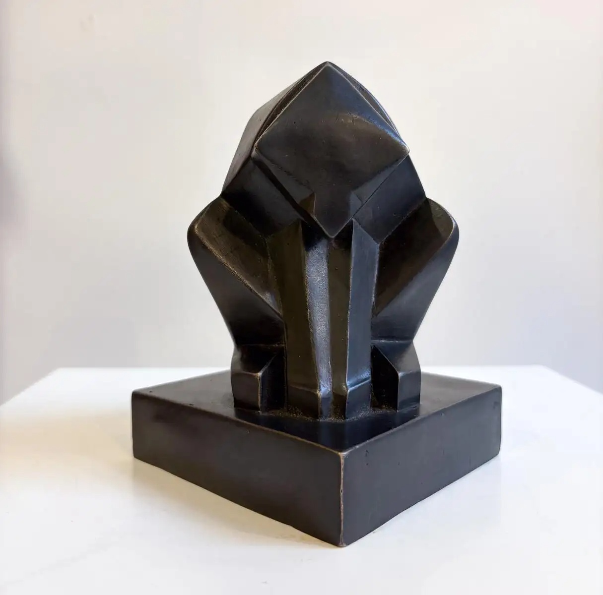 Cubist Sculpture " Monkey" by Jöel Martel, 1935 - Signed