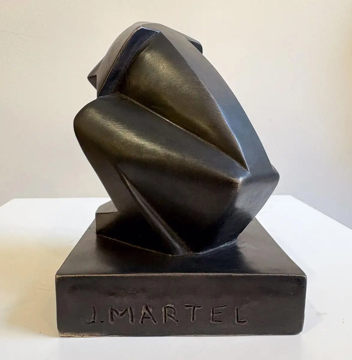 Cubist Sculpture " Monkey" by Jöel Martel, 1935 - Signed - Image 3