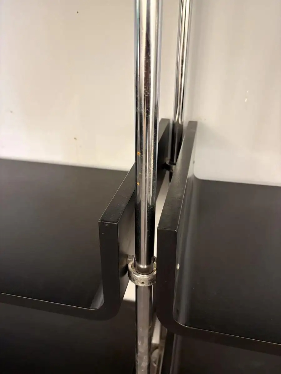 Modular Wall Unit by Michel Ducaroy, Lacquered Wood and Steel, France, 1970s - Image 6