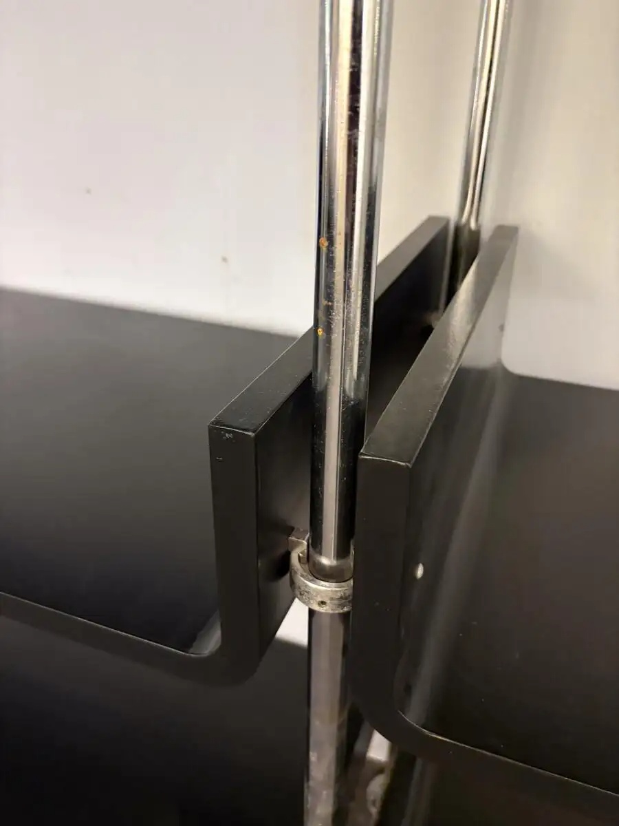 Modular Wall Unit by Michel Ducaroy, Lacquered Wood and Steel, France, 1970s - Image 3