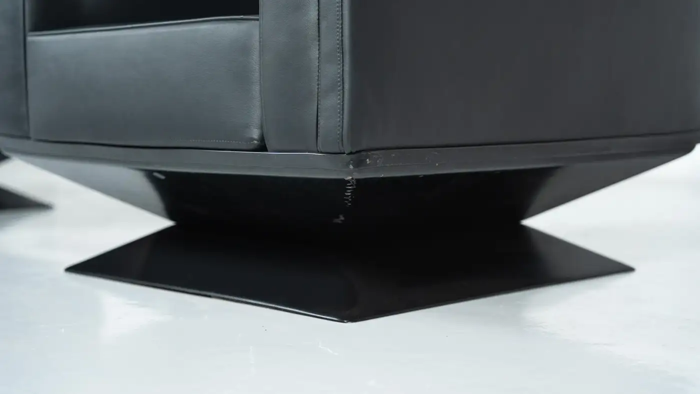 Mid-Century Modern Pair of Armchairs by Luigi Pellegrin for MIM Roma, Italy - Image 4