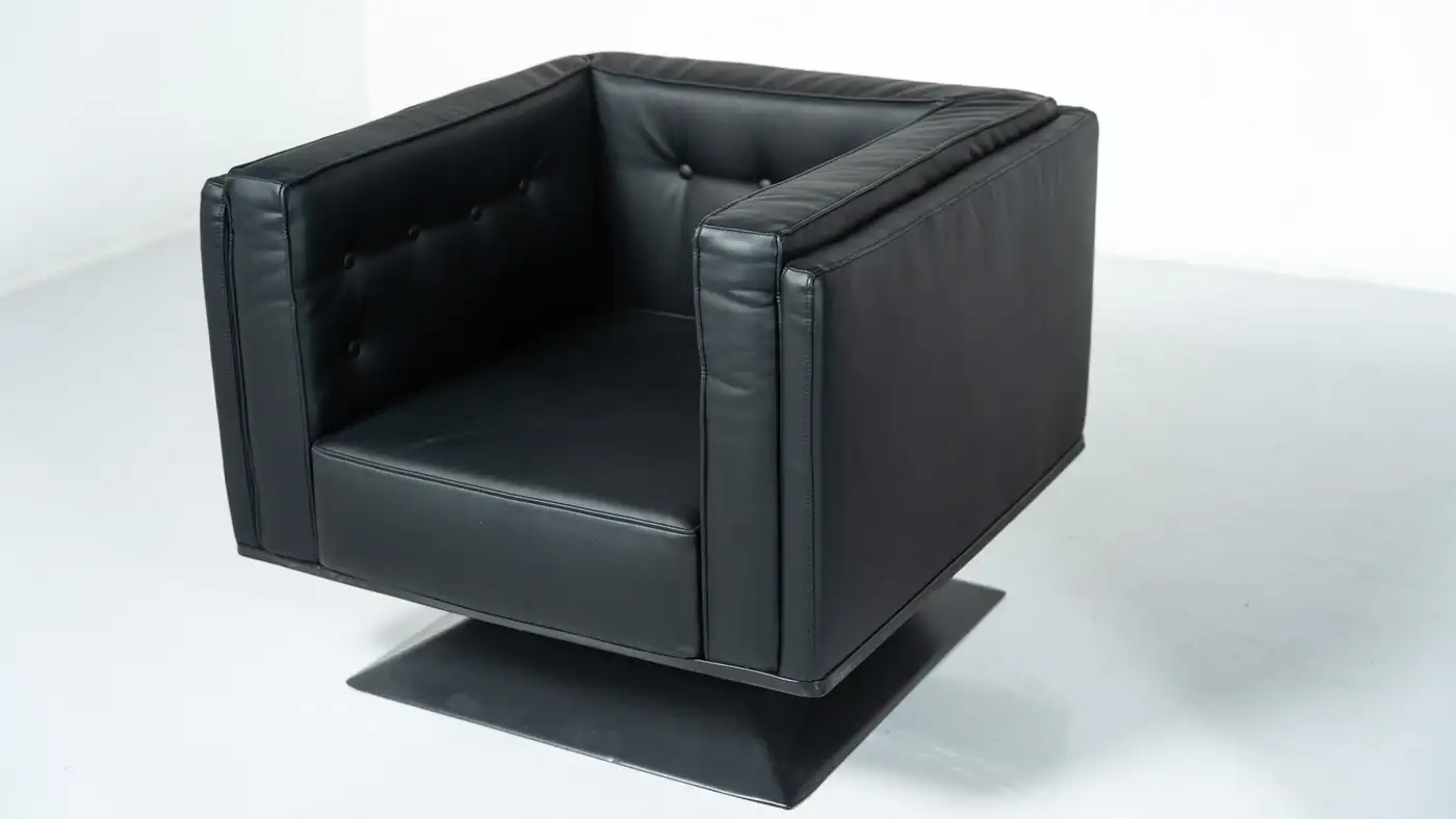 Mid-Century Modern Pair of Armchairs by Luigi Pellegrin for MIM Roma, Italy - Image 3