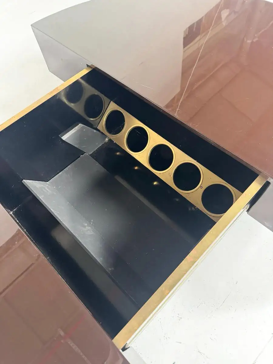 Bar/Coffee Table by Jean Claude Mahey, 1970s - Image 4