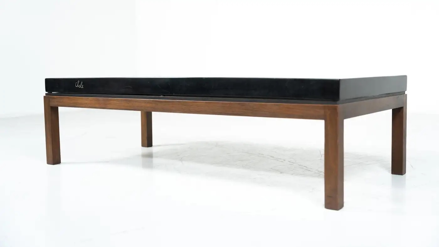 Coffee Table by Ado Chale, Resin and Marcassite, Belgium, 1960s - Image 2