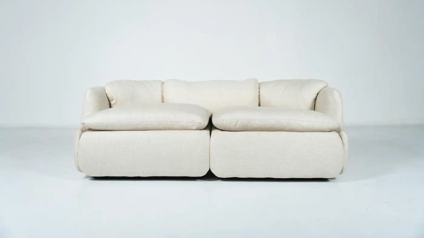 Confidential Sofa by Alberto Rosselli for Saporiti, Italy, 1970s - Image 3