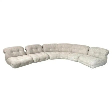 Modular Seating Set, Beige Upholstery, Italy