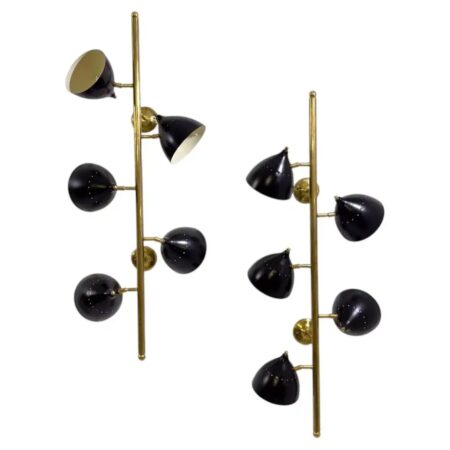 Contemporary Pair of Wall Lights in the style of Stilnovo