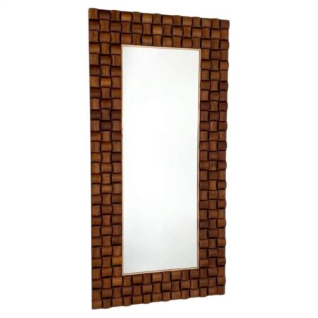 Contemporary Wooden Mirror, Italy