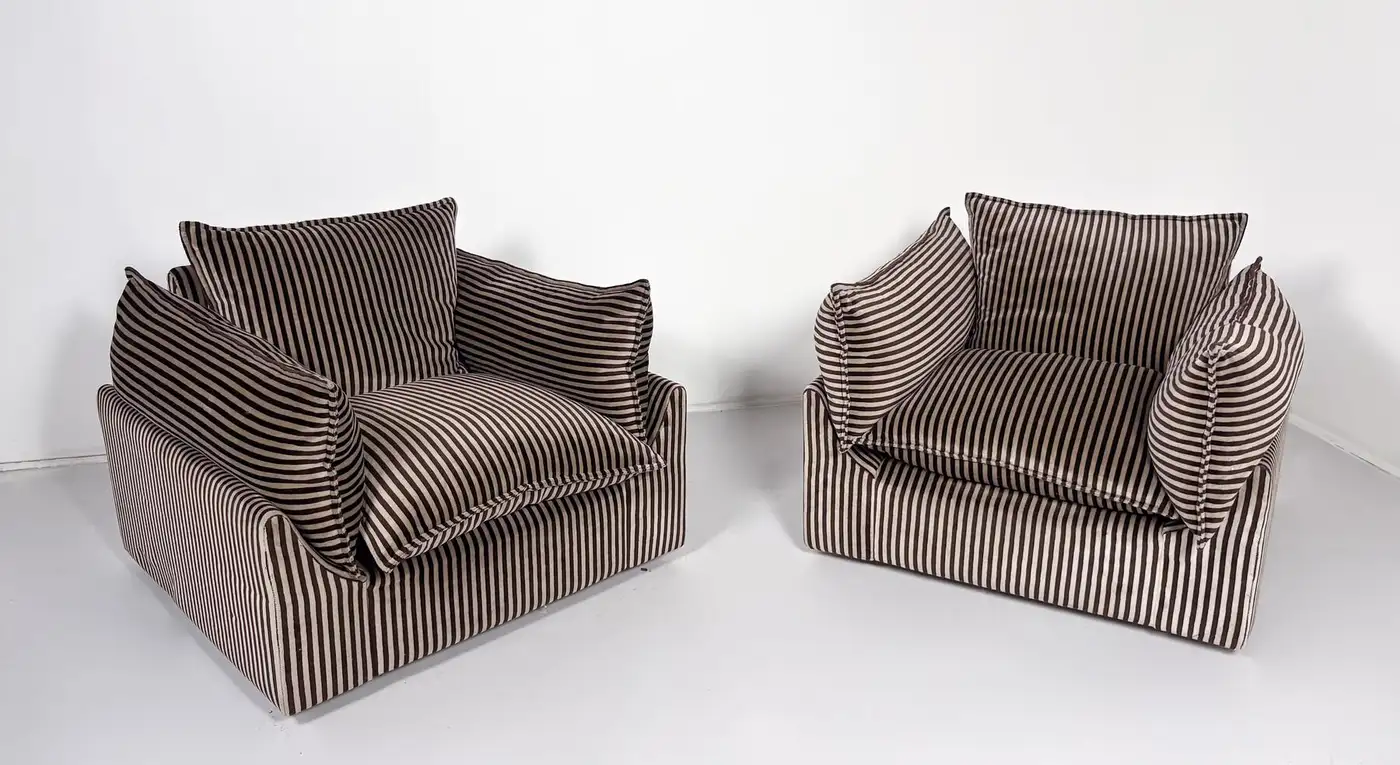 Pair of Armchairs "Cado" by Gunnar Gravesen and David Lewis Divano for ICF - Image 3