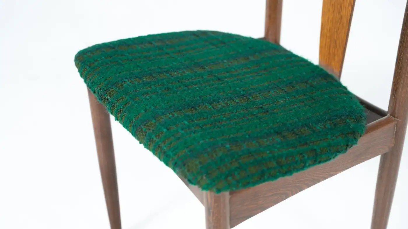 Mid-Century Modern Set of 6 Chairs, Italy - Image 3