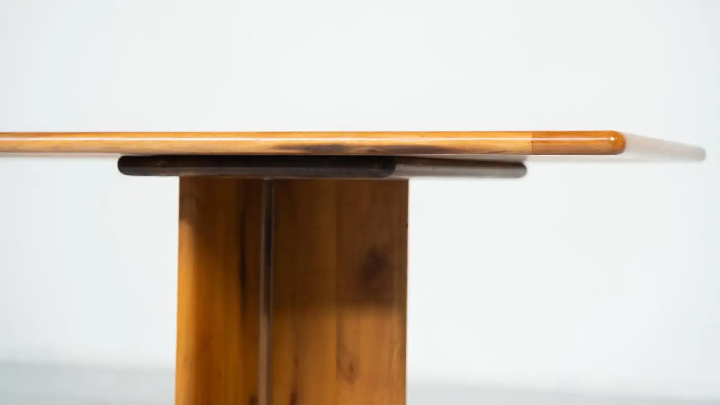 Mid-Century Modern Wooden Dining Table by Ammannati & Vitelli, 1960s - Image 3