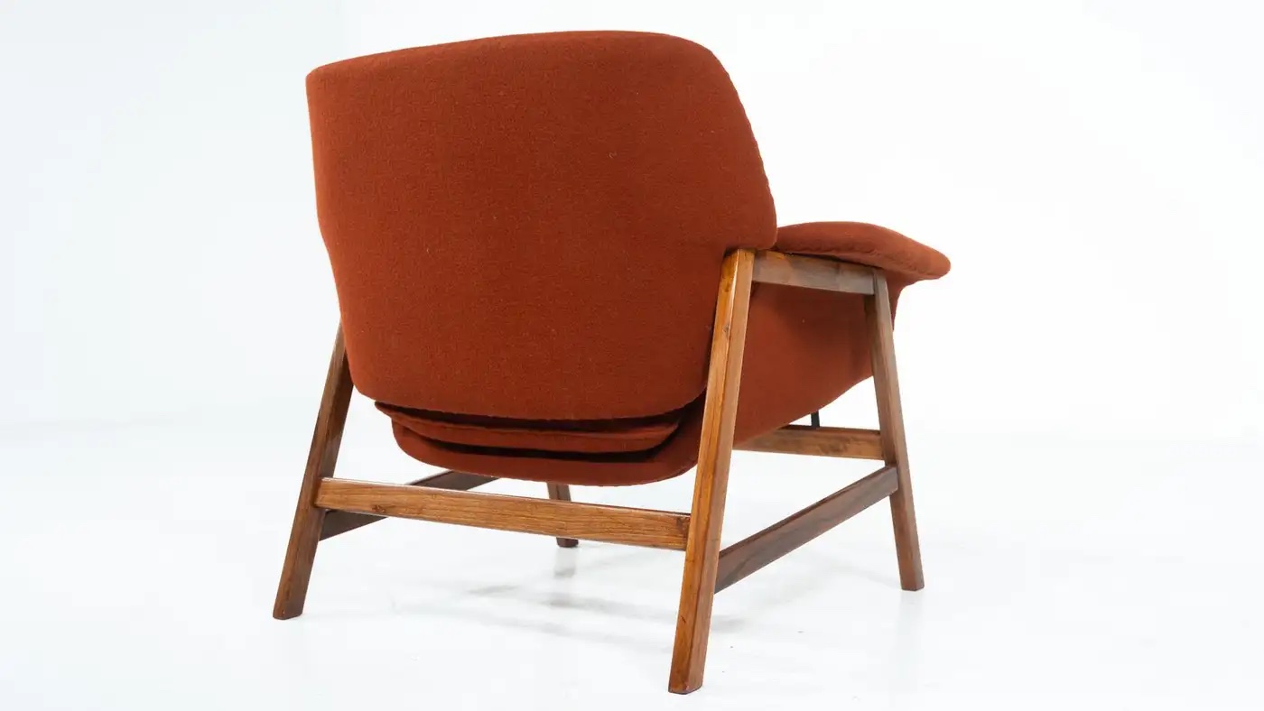 Pair of Armchairs Mod. 849 by Gianfranco Frattini for Cassina, 1950s - Image 4