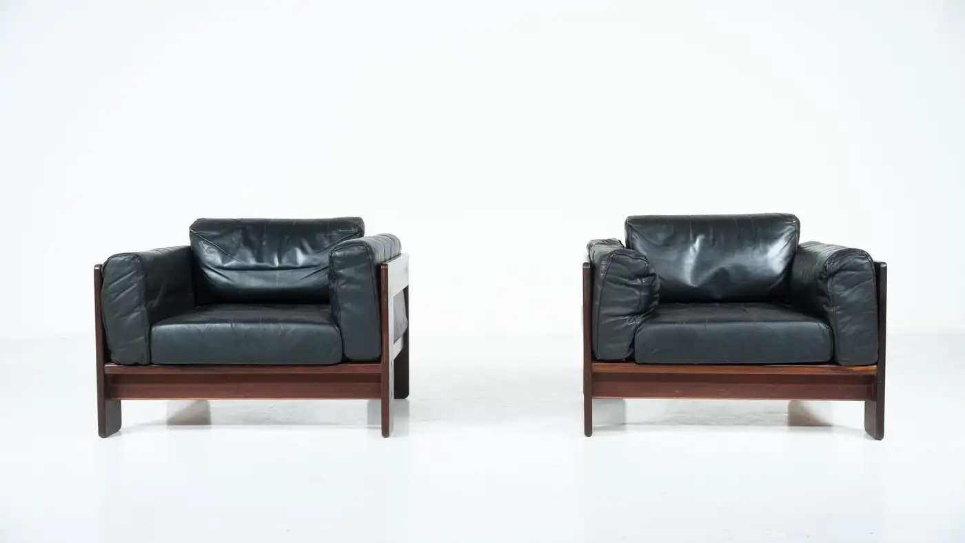 Pair of Bastiano Armchairs by Tobia Scarpa for Knoll, Italy, 1962 - Image 2