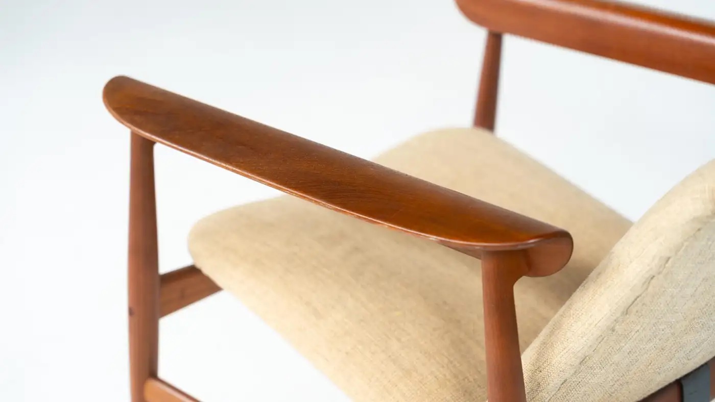 Teak Lounge Chair Mod. BO-118 by Finn Juhl for Bovirke, 1950s - Image 4