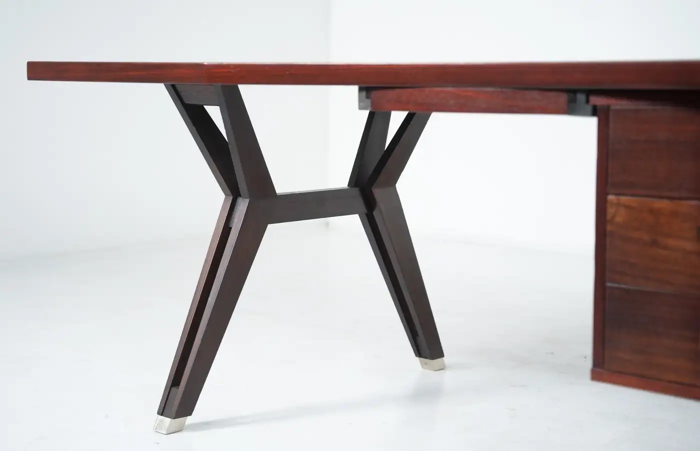 Mid-Century Modern Desk by Ico Parisi for Mim Roma, Italy, 1950s - Image 4