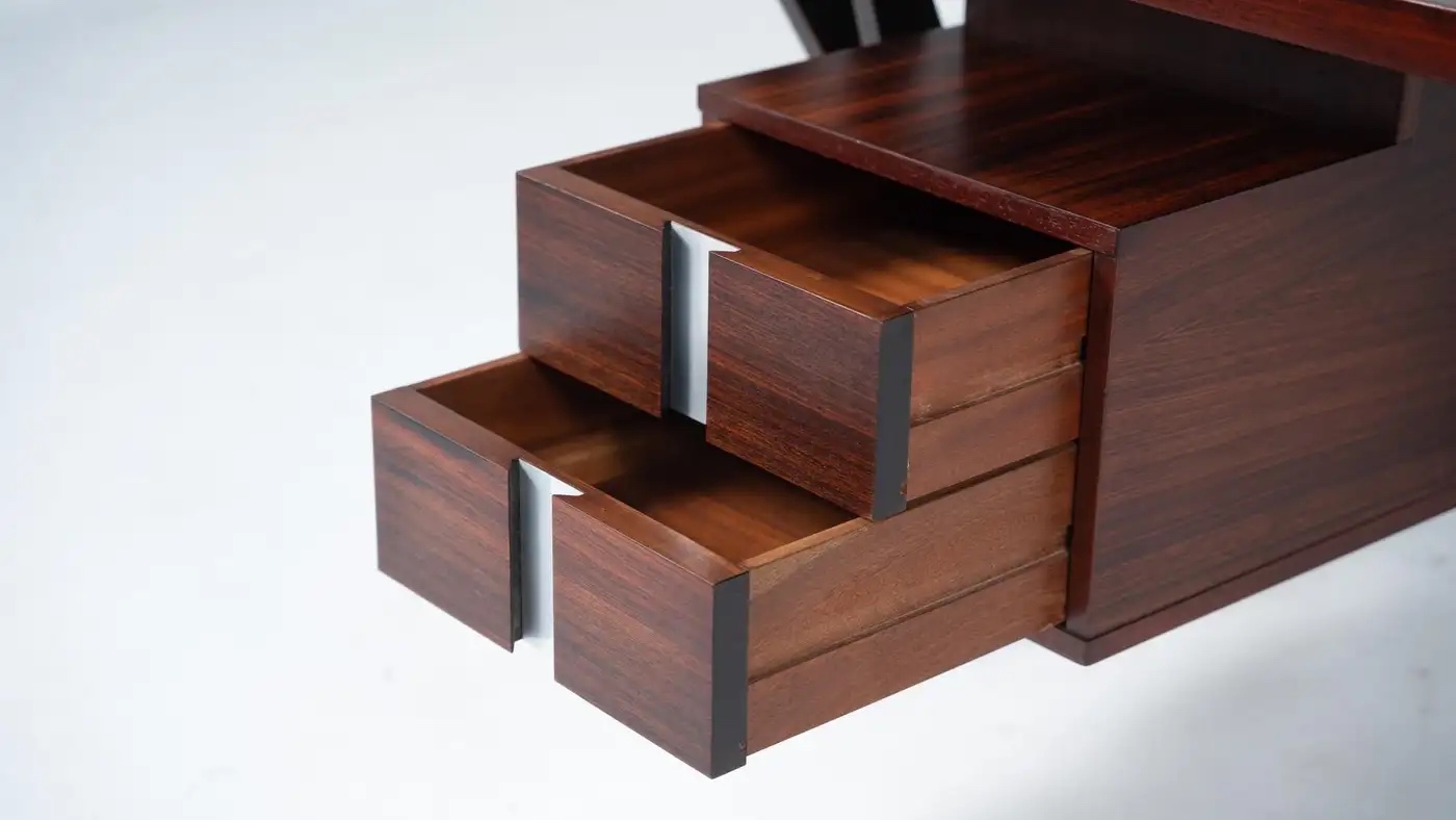 Mid-Century Modern Desk by Ico Parisi for Mim Roma, Italy, 1950s - Image 7