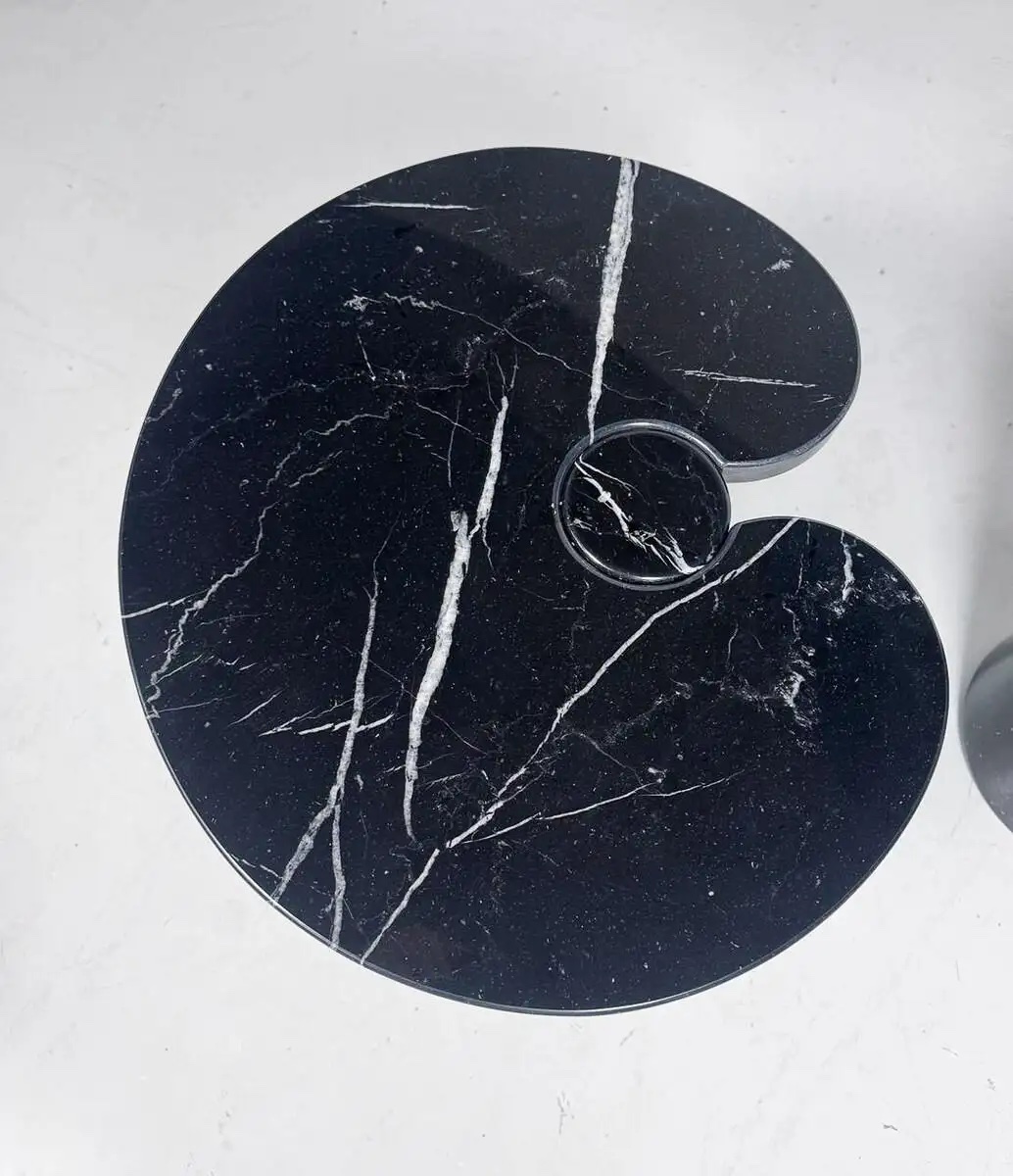 Mid-Century Modern Pair of Side Tables model ''Eros'' by Angelo Mangiarotti - Image 4