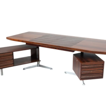 Executive Desk by Osvaldo Borsani for Tecno, Italy, 1960s