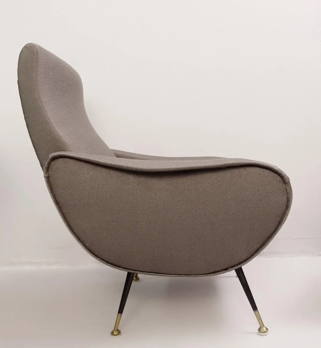 Pair of Mid-Century Italian armchairs by Marco Zanuso. - Image 3