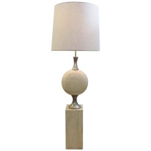 1970's Sculptural Large Lamp by Philippe Barbier for Maison Barbier