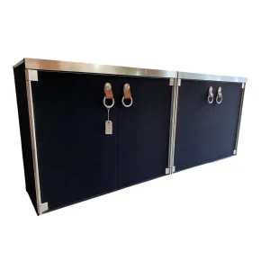 Pair of Mid Century Modern Cabinets by Faleschini for Hermès