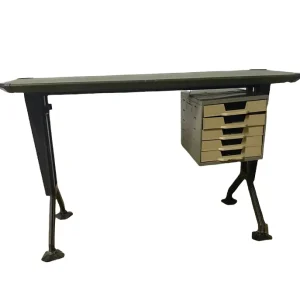 Mid Century Modern Arco Series Desk by BBPR for Olivetti