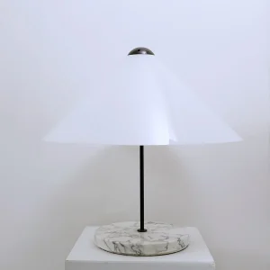 Mid Century Modern "Snow" Table Lamp by Vico Magistretti for O-Luce